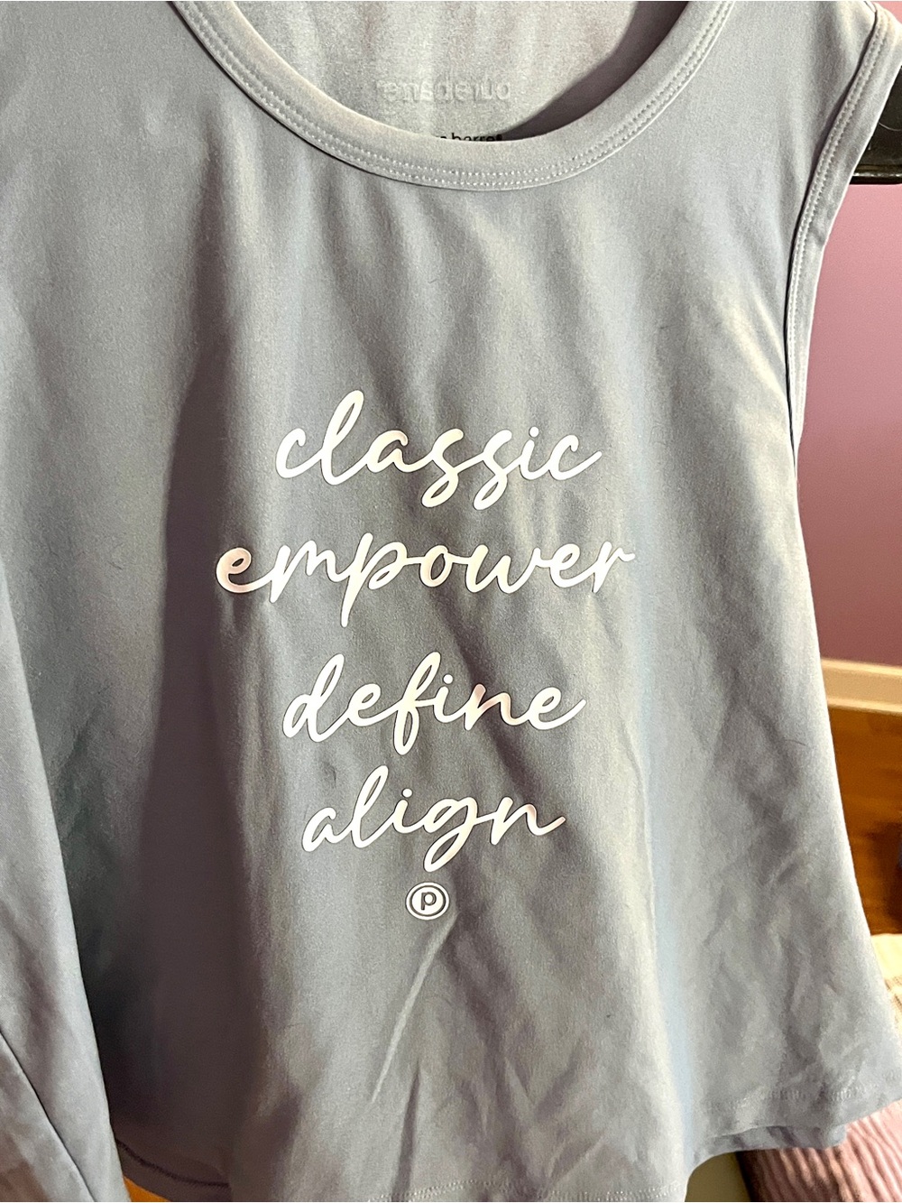 Classic Empower Define Align Sleeveless Tank Top - Grey